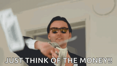 Man In Suit Throwing Money In Air GIF