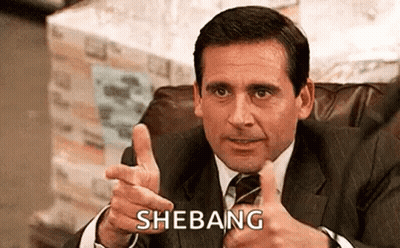 Man In Suit Thumbs Up And Pointing At Camera GIF