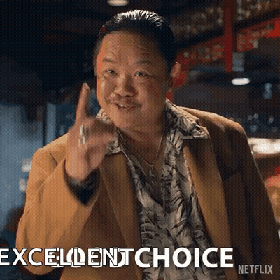 Man In Suit Thumbs Up Excellent Choice Netflix GIF