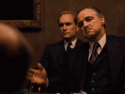 Man In Suit Tie Looking At Another Man GIF