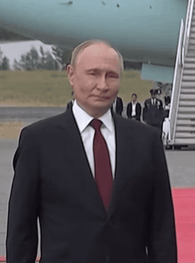 Man In Suit, Tie Red Carpet By Plane GIF