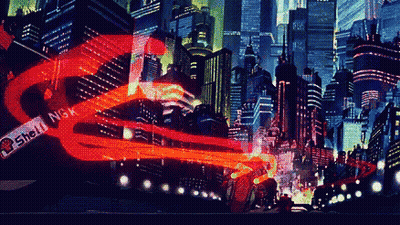 Man In Suit Walking On Chinese Sign Street GIF