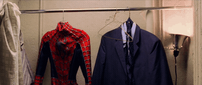 Man In Suit Walking Through Foggy Tunnel GIF