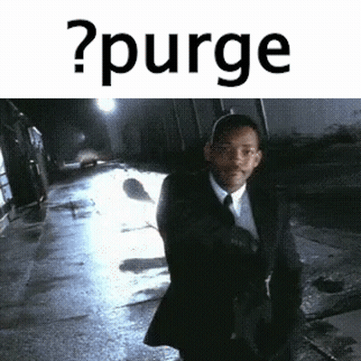 Man In Suit Walking With Gun Saying Purge GIF