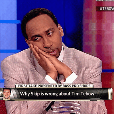 Man In Suit Watching First Take Screen GIF