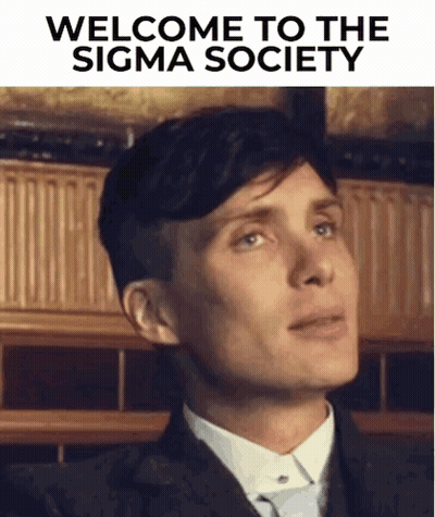 Man In Suit Welcome To The Sigma Society GIF