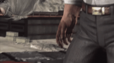 Man In Suit With Abercrombie & Fitch Belt GIF