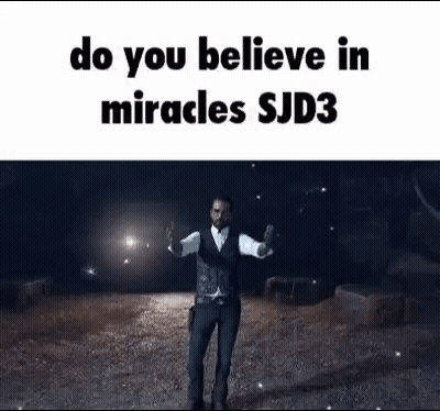 Man In Suit With Arms Outstretched Before Glowing Light GIF