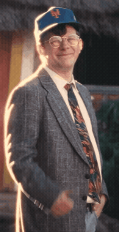 Man In Suit With Hat Letter M GIF