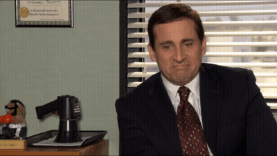 Man In Suit With Michael Scott Certificate GIF