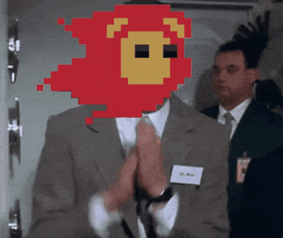 Man In Suit With Name Tag Mr. Murp GIF