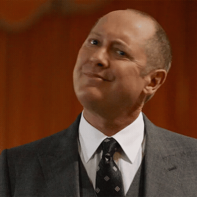Man In Suit With R On Tie GIF