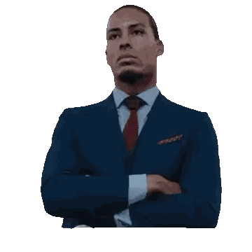 Man In Suit With Red Tie Sticker