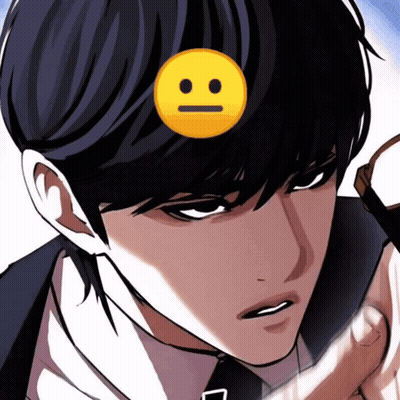 Man In Suit With Smiley Face On Head GIF