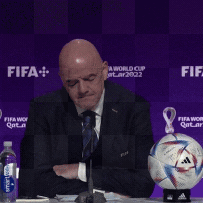Man In Suit With Soccer Ball Says Today I Feel GIF