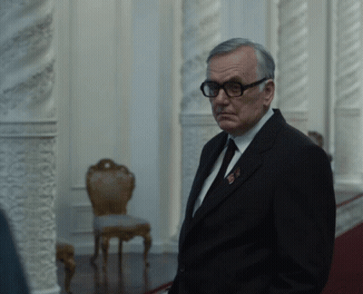 Man in Suit With Soviet Union Medal