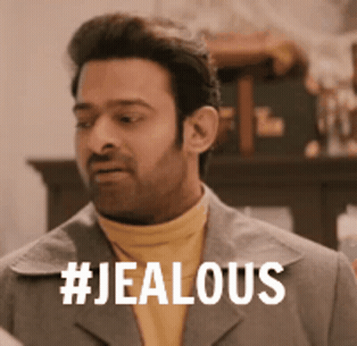Man In Suit Yellow Turtleneck Funny Face #Jealous GIF