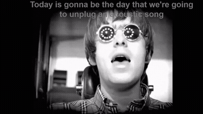 Man In Sunglasses And After All You're My Wonderwall GIF
