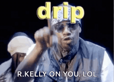 Man In Sunglasses And Bandana Flips Off Another Man GIF