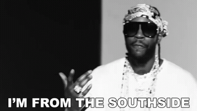 Man In Sunglasses And Bandana Says Southside GIF
