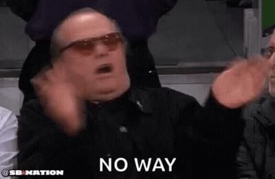 Man In Sunglasses And Black Jacket Saying No Way GIF