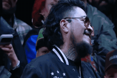 Man In Sunglasses And Black Patriots Jacket GIF
