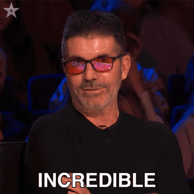 Man In Sunglasses And Black Shirt Saying Incredible GIF