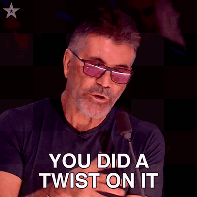 Man In Sunglasses And Black Shirt Says You Did A Twist GIF