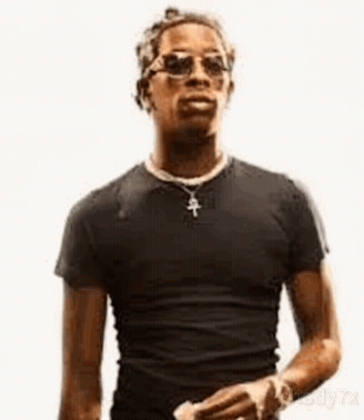 Man In Sunglasses And Black Shirt With Hands Folded GIF