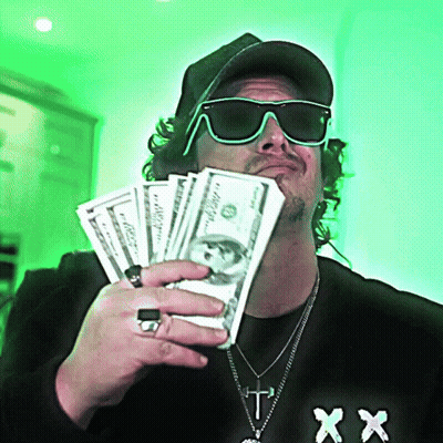 Man In Sunglasses And Black Shirt With XX GIF