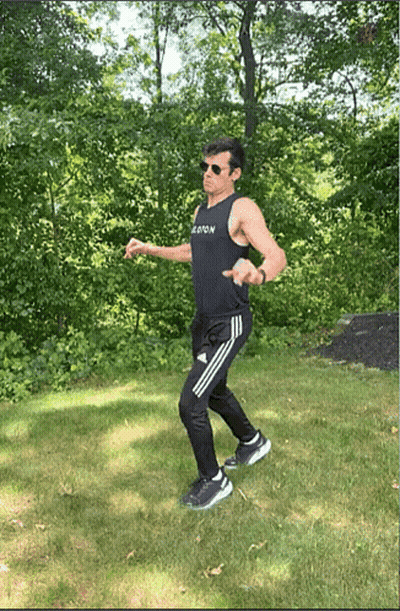 Man In Sunglasses And Black Tank Top Saying Boston GIF