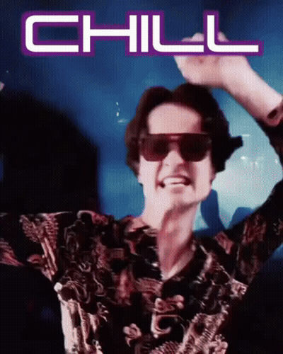 Man In Sunglasses And Chill Shirt GIF