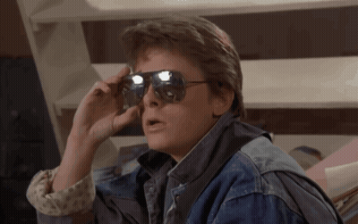Man In Sunglasses And Denim Jacket GIF