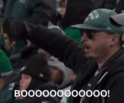 Man In Sunglasses And Eagles For Life Hat GIF
