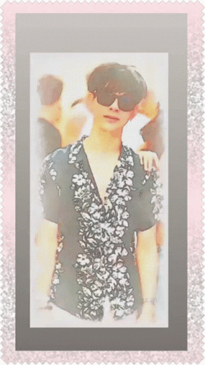 Man In Sunglasses And Floral Shirt GIF