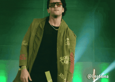 Man In Sunglasses And Green Jacket #Ims66ma GIF