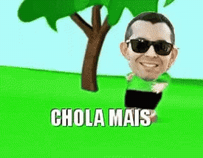 Man In Sunglasses And Green Shirt Chola Mais GIF
