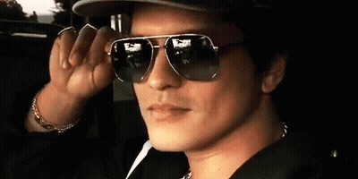 Man In Sunglasses And Hat Adjusting Sunglasses GIF