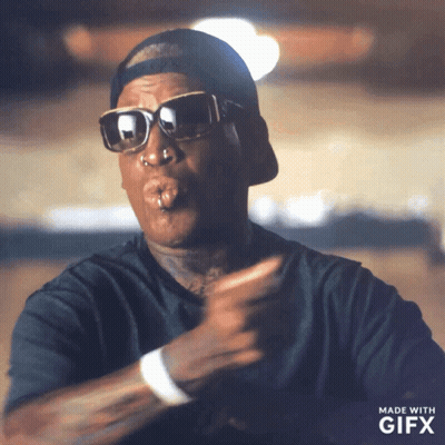 Man In Sunglasses And Hat GIF