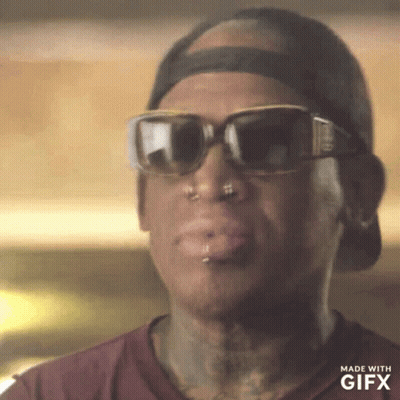 Man In Sunglasses And Hat Made With Gifx Software GIF