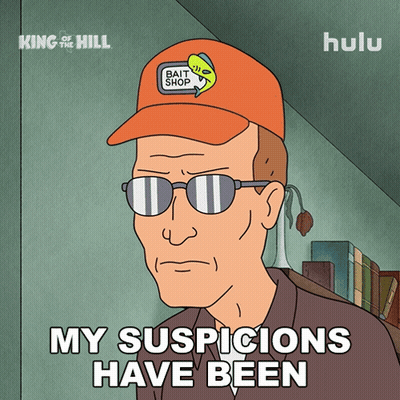 Man In Sunglasses And Hat Saying Bait Shop GIF
