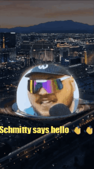 Man In Sunglasses And Hat Schmitty Says Hello GIF