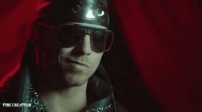 Man In Sunglasses And Headband Saying Fine Creation GIF