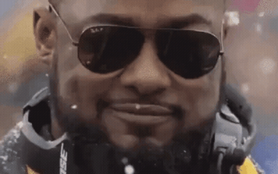 Man In Sunglasses And Headphones Smiling GIF