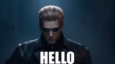 Man In Sunglasses And Jacket Saying Hello GIF