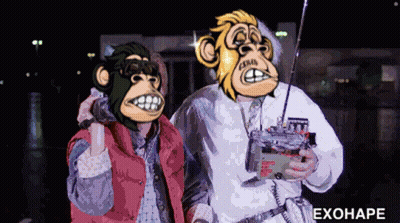 Man In Sunglasses And Lab Coat With Saxophone GIF