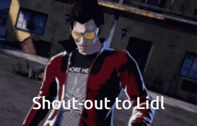 Man In Sunglasses And More Me Shirt Shout-Out To Lidl GIF