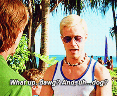 Man In Sunglasses And Necklace Talking Saying What Up Dawg And Uh Dog GIF
