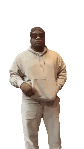 Man In Sunglasses And Nike Hoodie Sticker