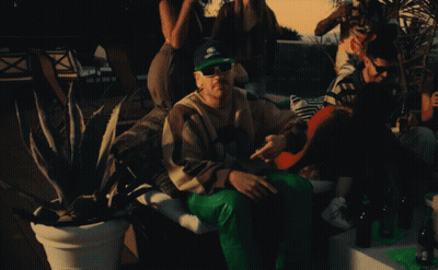 Man In Sunglasses And Omega Hat GIF